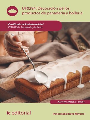 cover image of Decoración de los productos de panadería y bollería. INAF0108